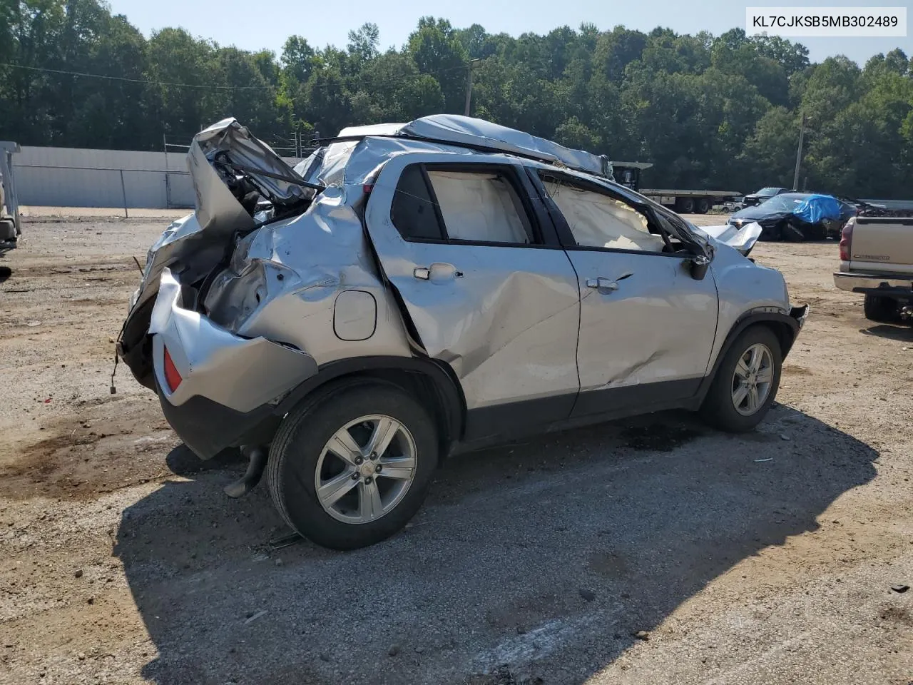 2021 Chevrolet Trax Ls VIN: KL7CJKSB5MB302489 Lot: 66526894