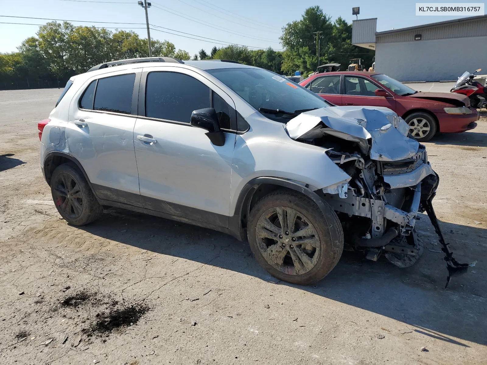 2021 Chevrolet Trax 1Lt VIN: KL7CJLSB0MB316757 Lot: 66922284