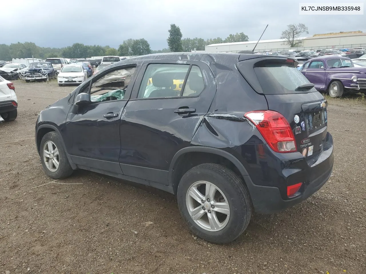 2021 Chevrolet Trax Ls VIN: KL7CJNSB9MB335948 Lot: 68993714