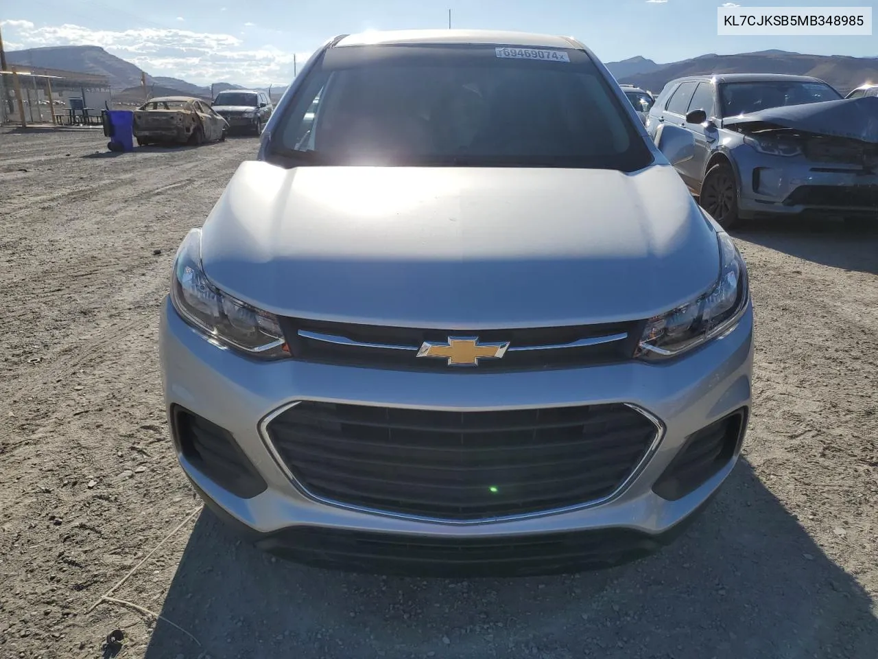 2021 Chevrolet Trax Ls VIN: KL7CJKSB5MB348985 Lot: 69469074