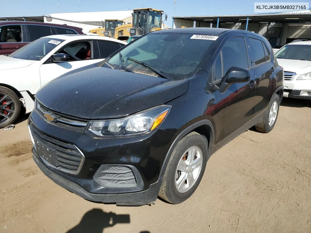 2021 Chevrolet Trax Ls VIN: KL7CJKSB5MB327165 Lot: 70785684