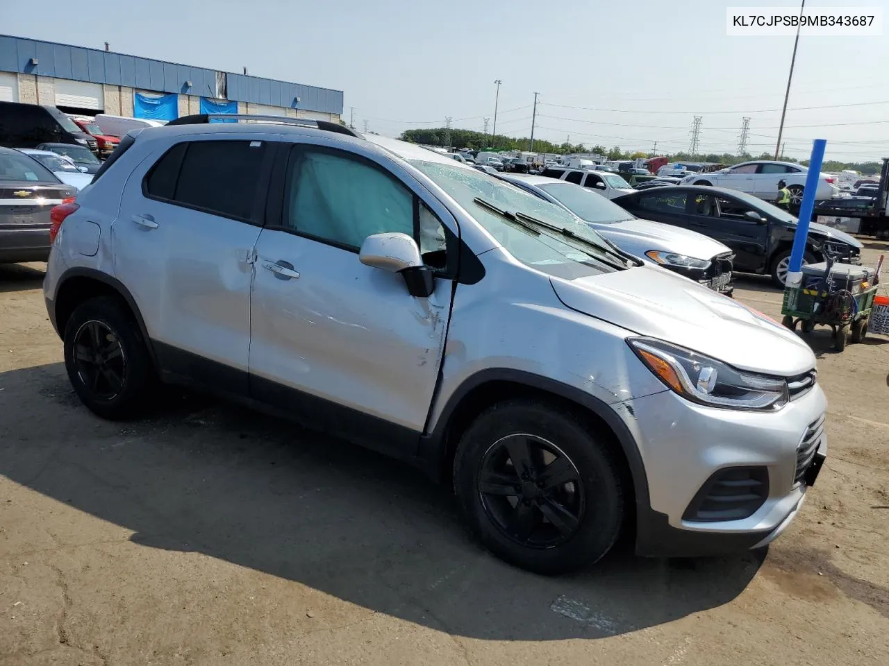 KL7CJPSB9MB343687 2021 Chevrolet Trax 1Lt