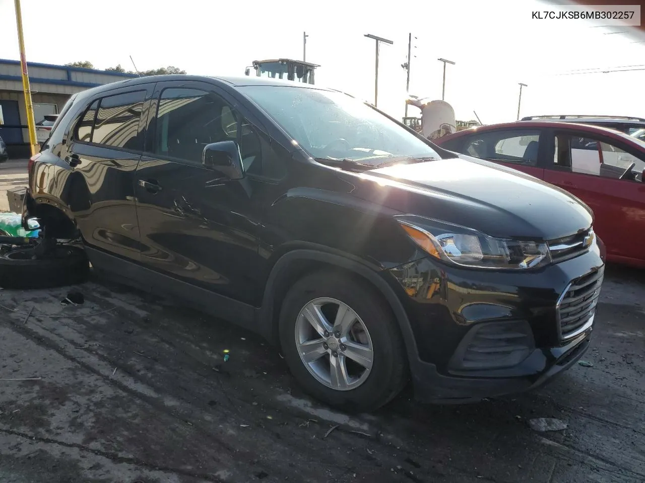 2021 Chevrolet Trax Ls VIN: KL7CJKSB6MB302257 Lot: 71109334