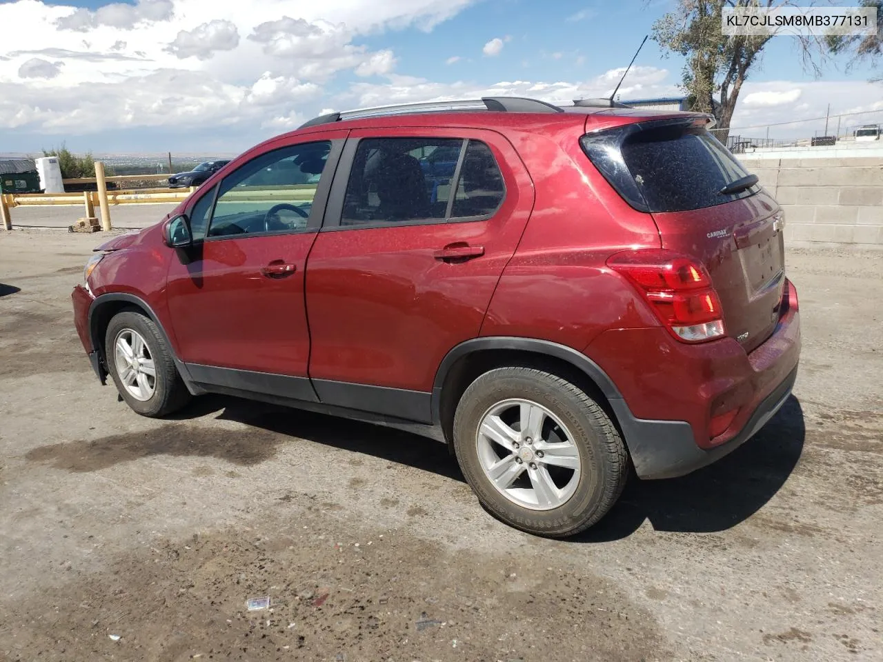 2021 Chevrolet Trax 1Lt VIN: KL7CJLSM8MB377131 Lot: 71207454