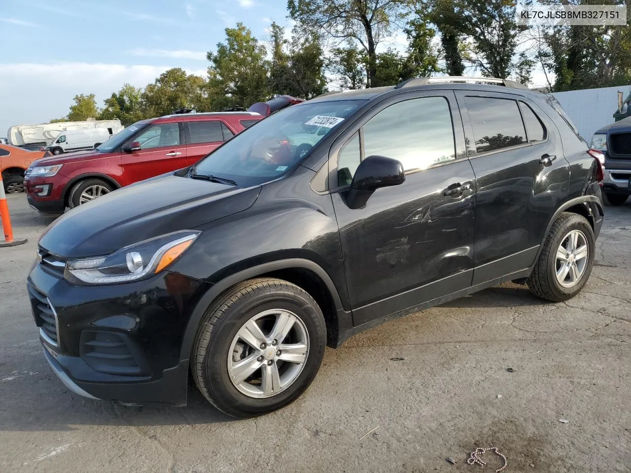 2021 Chevrolet Trax 1Lt VIN: KL7CJLSB8MB327151 Lot: 71232874