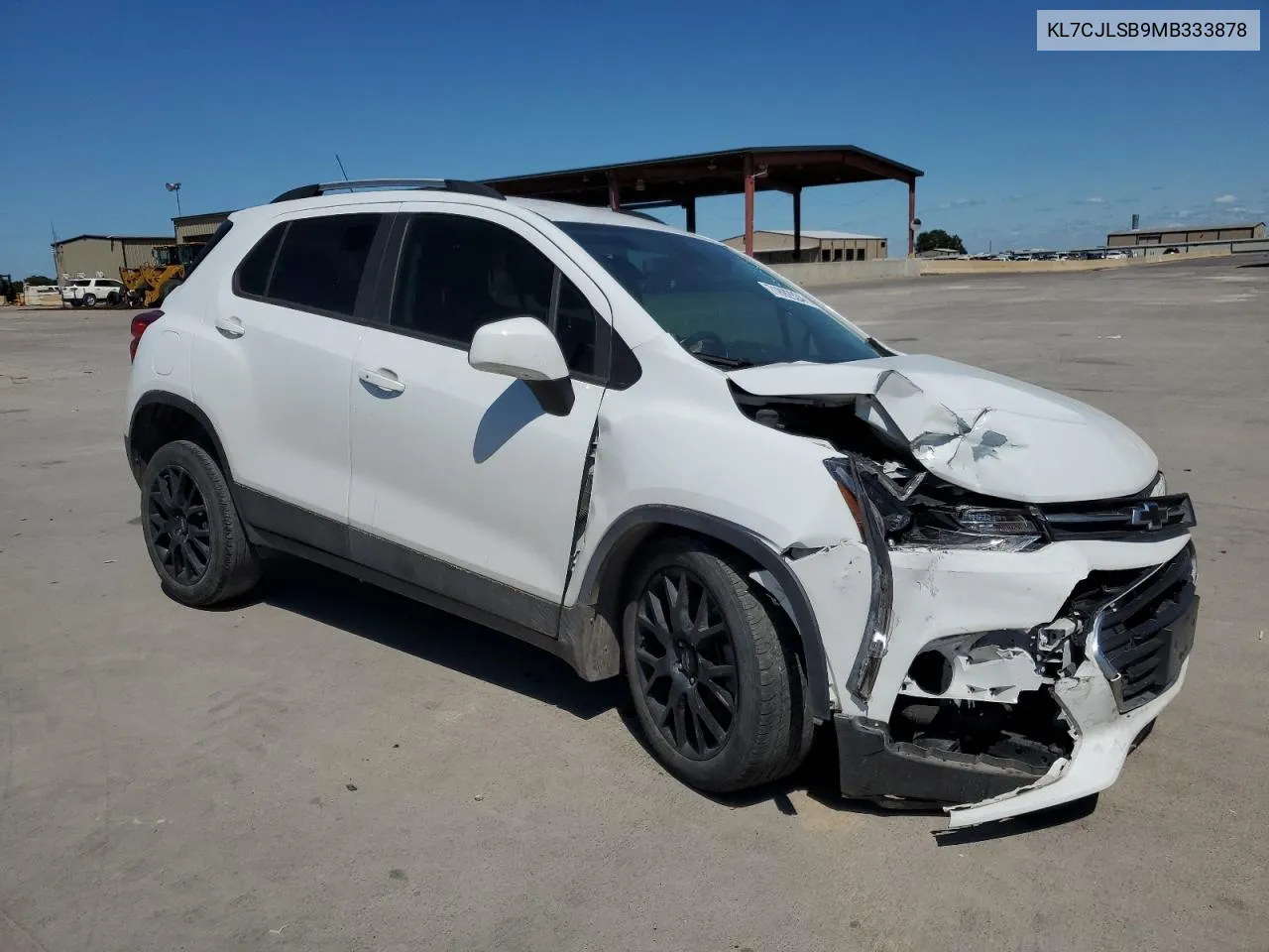 2021 Chevrolet Trax 1Lt VIN: KL7CJLSB9MB333878 Lot: 71892924