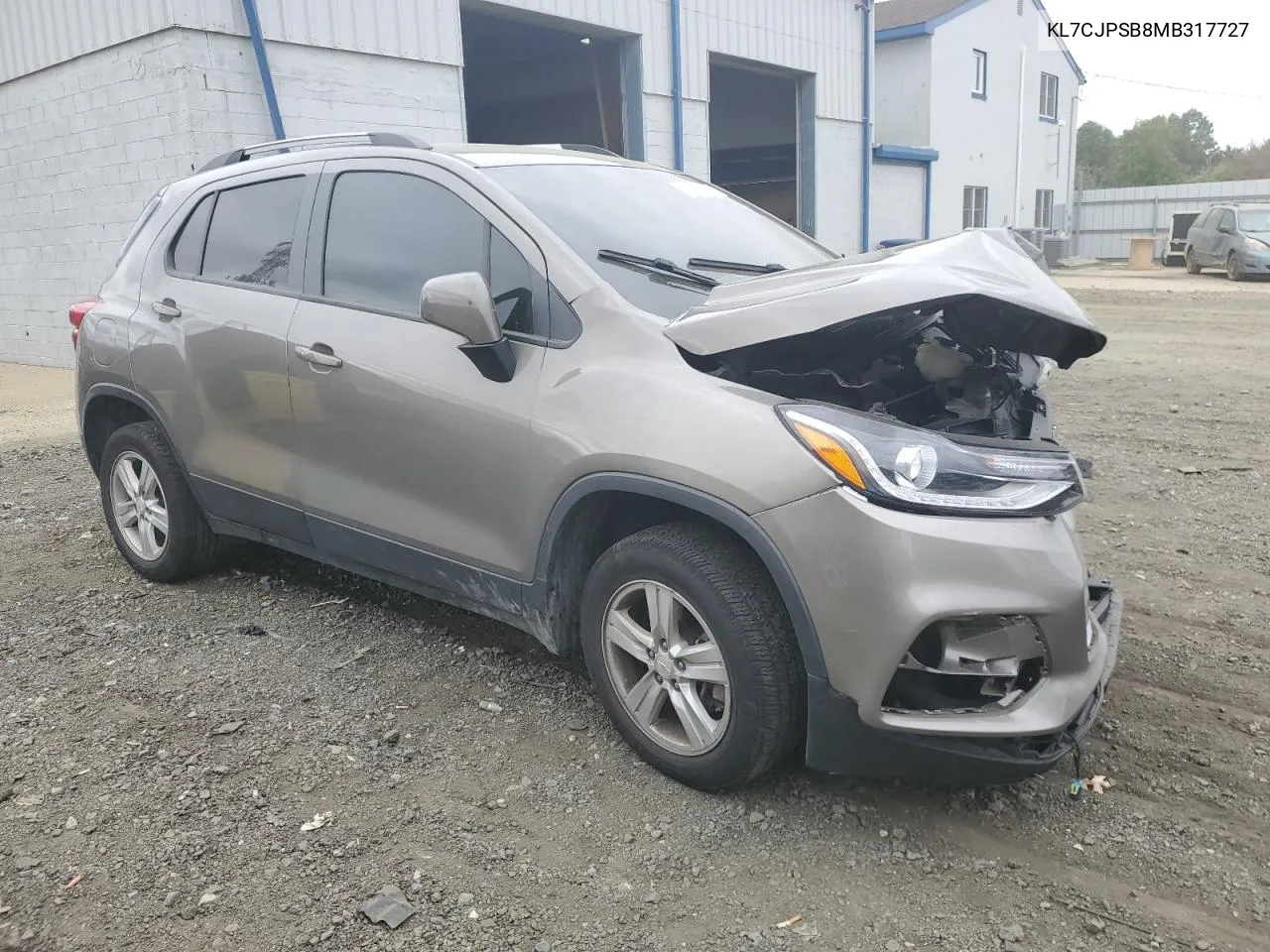 2021 Chevrolet Trax 1Lt VIN: KL7CJPSB8MB317727 Lot: 72096134