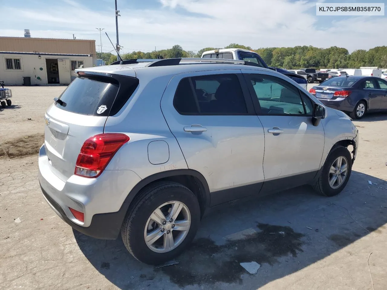 2021 Chevrolet Trax 1Lt VIN: KL7CJPSB5MB358770 Lot: 72460664