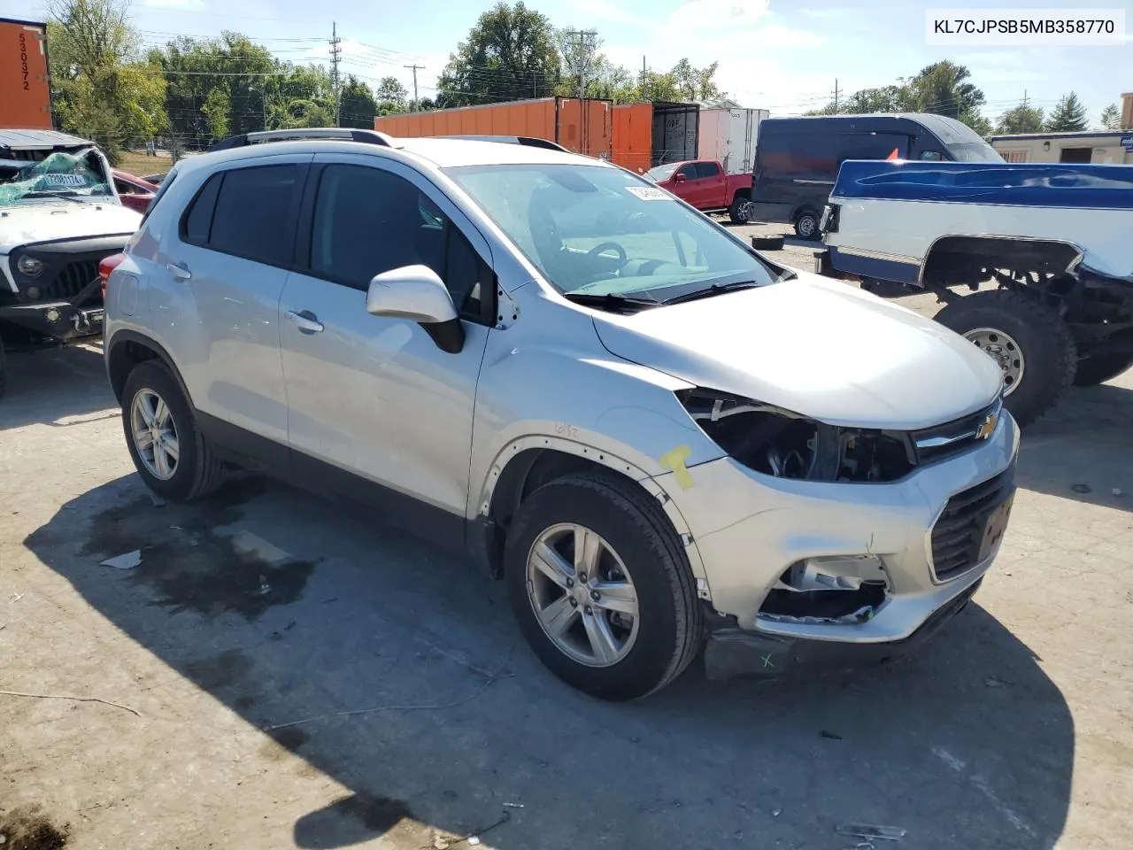 KL7CJPSB5MB358770 2021 Chevrolet Trax 1Lt