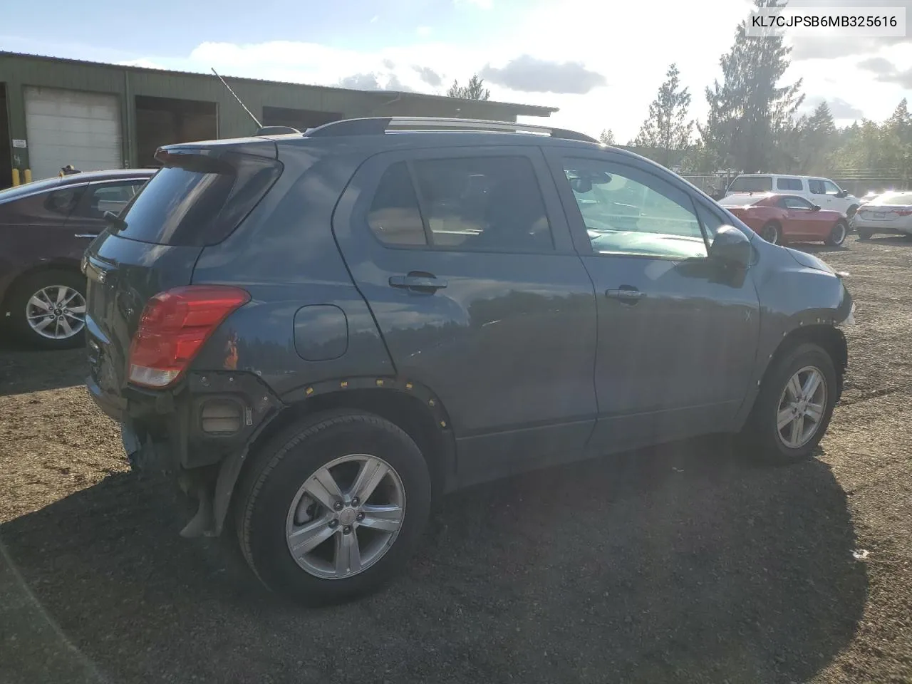 2021 Chevrolet Trax 1Lt VIN: KL7CJPSB6MB325616 Lot: 72496234