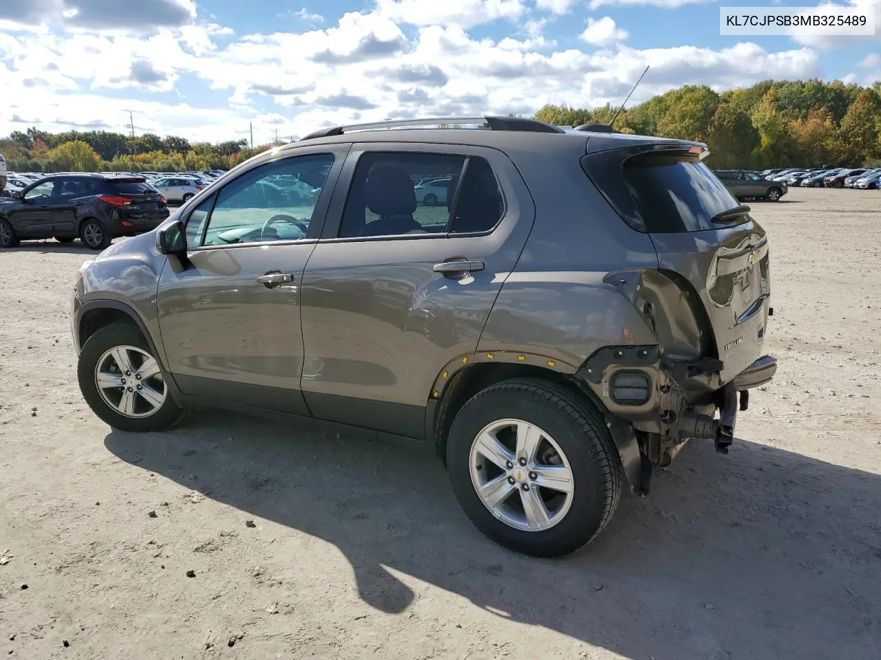 2021 Chevrolet Trax 1Lt VIN: KL7CJPSB3MB325489 Lot: 72613354