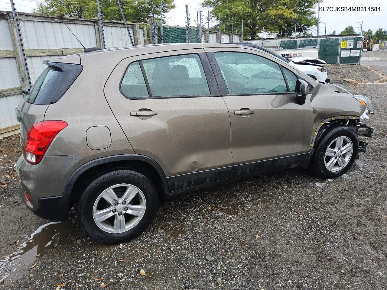 2021 Chevrolet Trax Ls VIN: KL7CJKSB4MB314584 Lot: 72938584