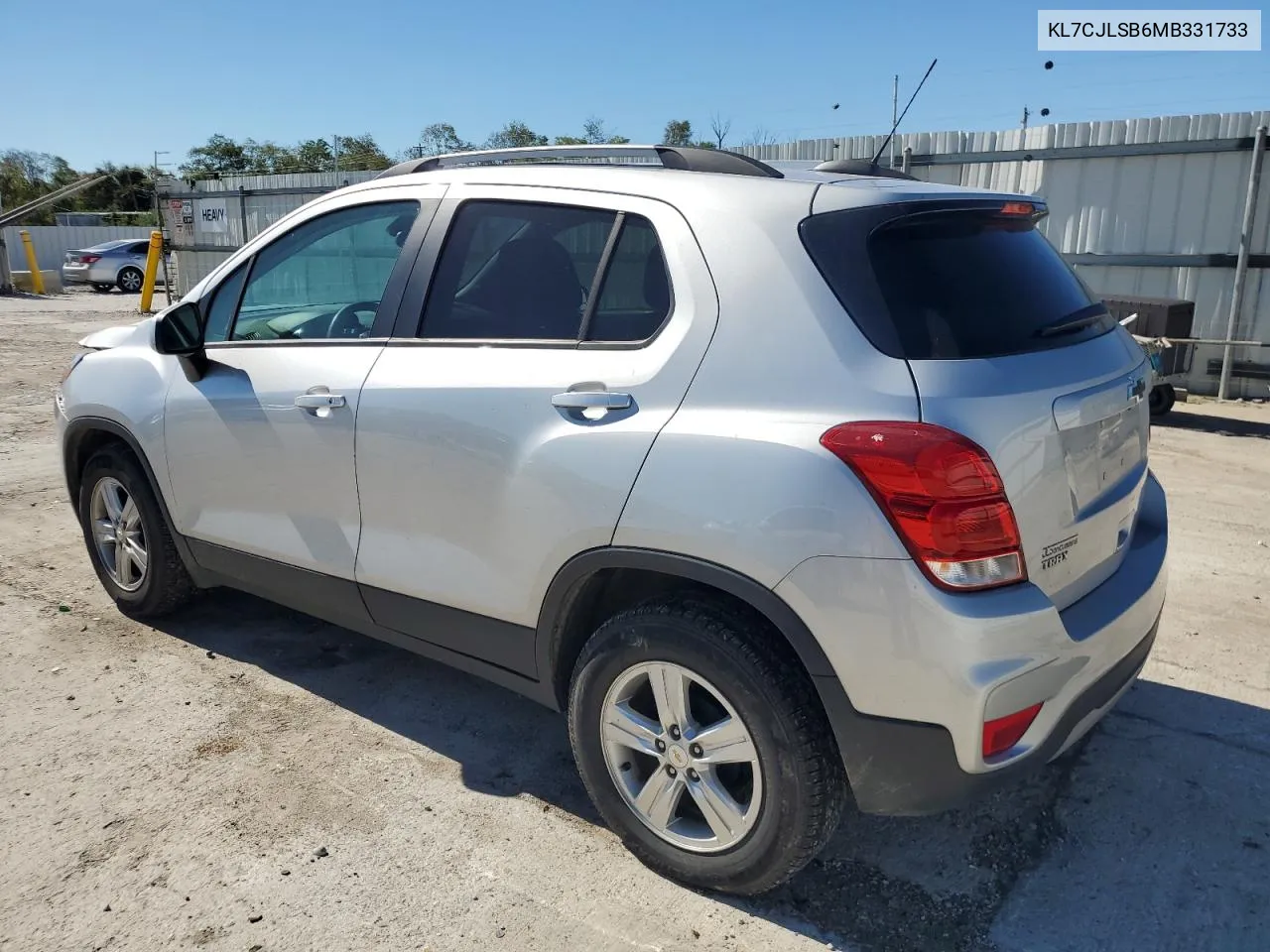 2021 Chevrolet Trax 1Lt VIN: KL7CJLSB6MB331733 Lot: 73463354