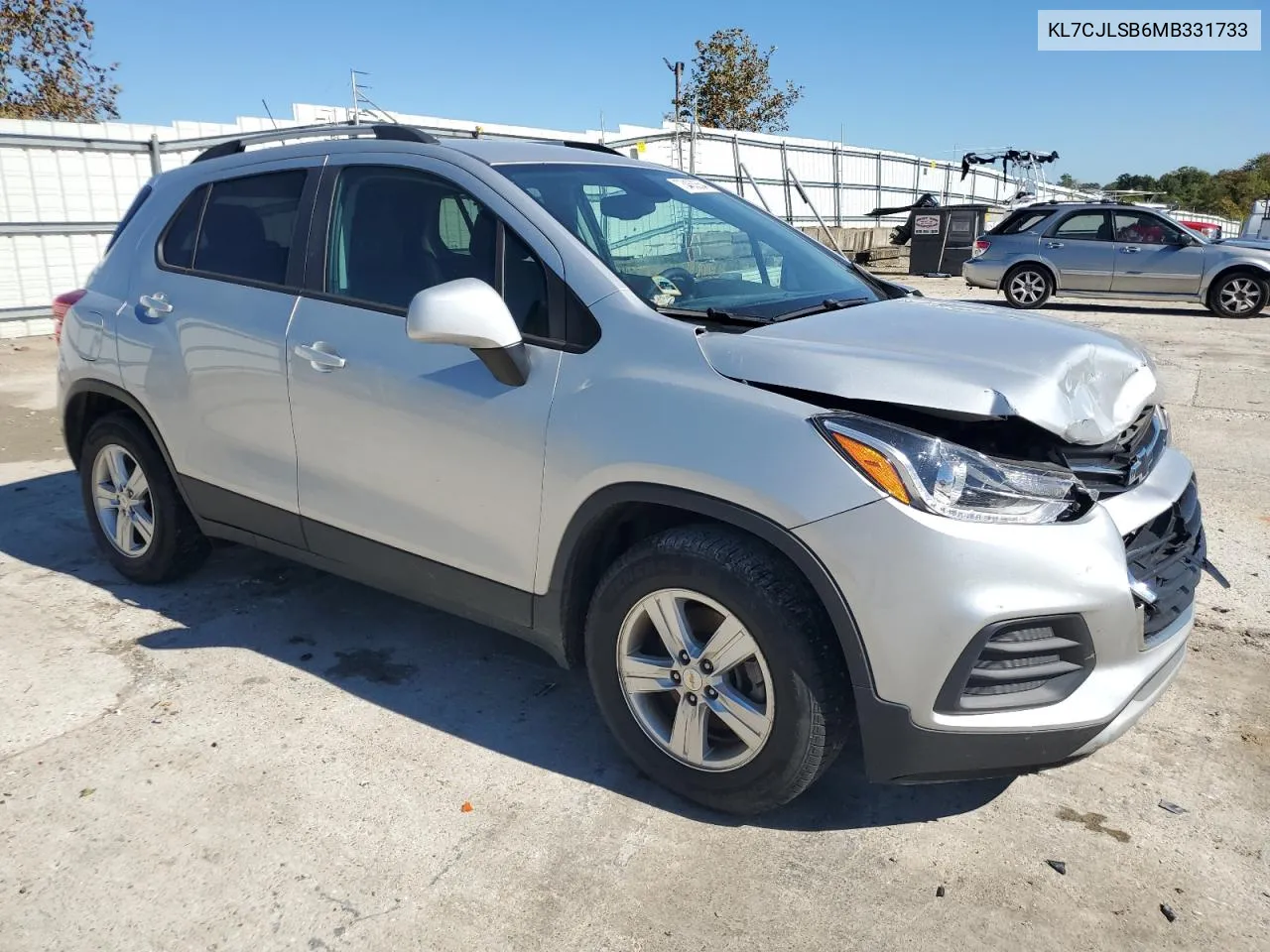 2021 Chevrolet Trax 1Lt VIN: KL7CJLSB6MB331733 Lot: 73463354