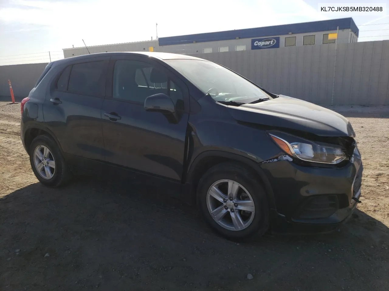 2021 Chevrolet Trax Ls VIN: KL7CJKSB5MB320488 Lot: 73892874