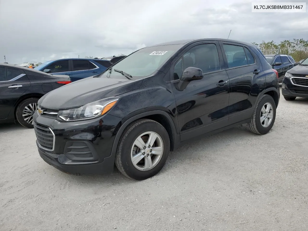 2021 Chevrolet Trax Ls VIN: KL7CJKSB8MB331467 Lot: 74278104