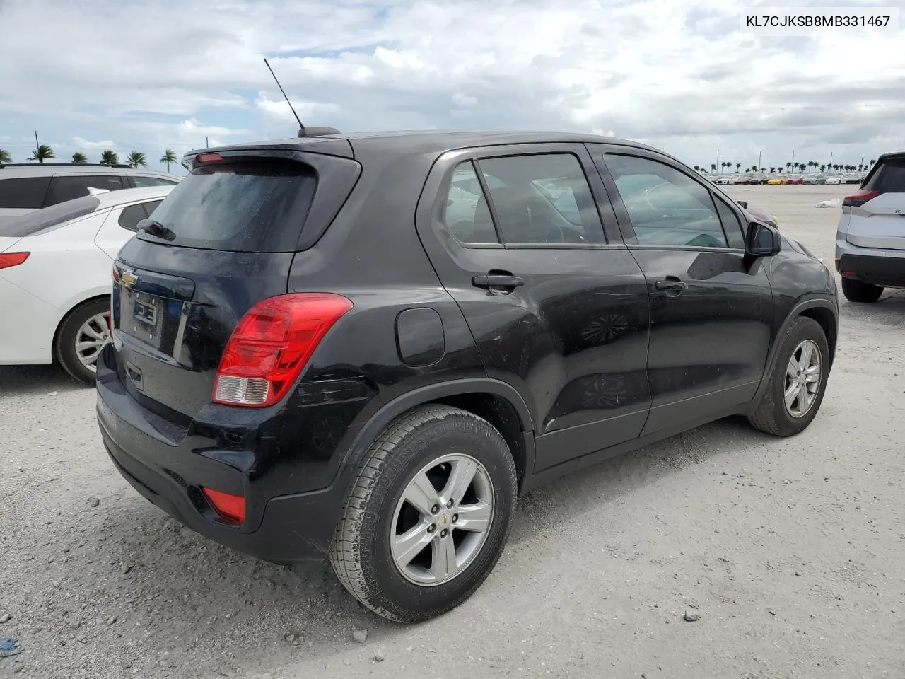 2021 Chevrolet Trax Ls VIN: KL7CJKSB8MB331467 Lot: 74278104