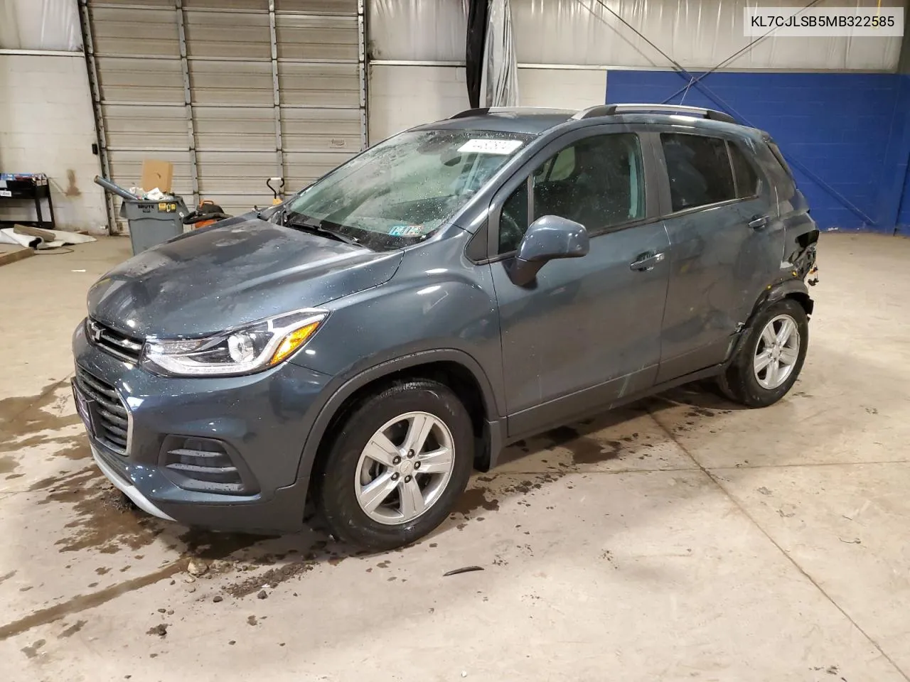 2021 Chevrolet Trax 1Lt VIN: KL7CJLSB5MB322585 Lot: 74482804