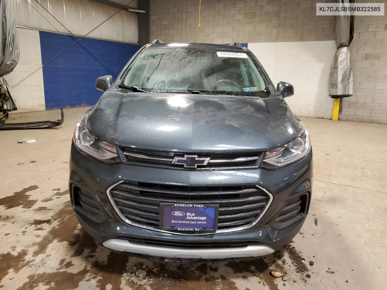 2021 Chevrolet Trax 1Lt VIN: KL7CJLSB5MB322585 Lot: 74482804