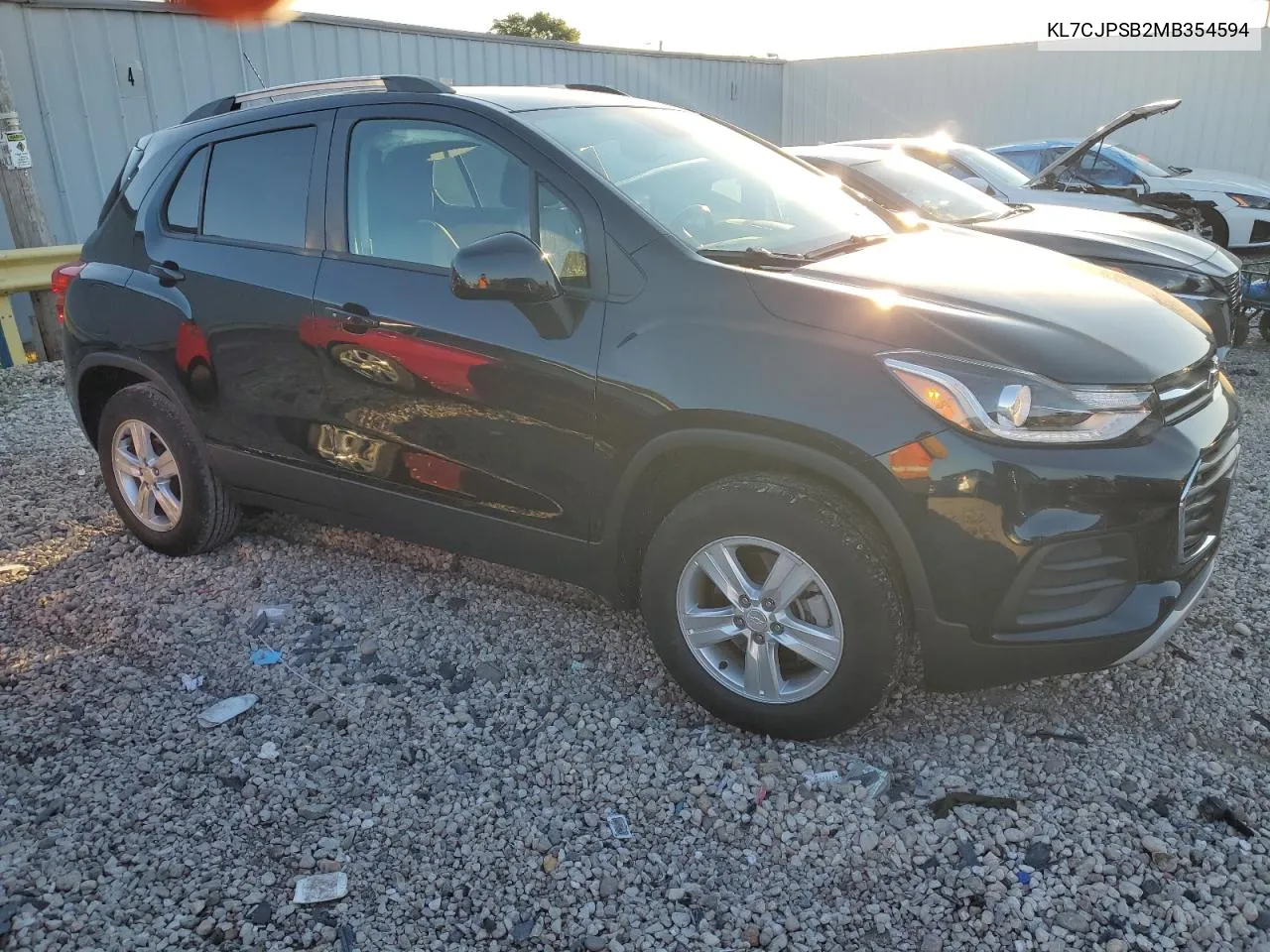 2021 Chevrolet Trax 1Lt VIN: KL7CJPSB2MB354594 Lot: 74597964