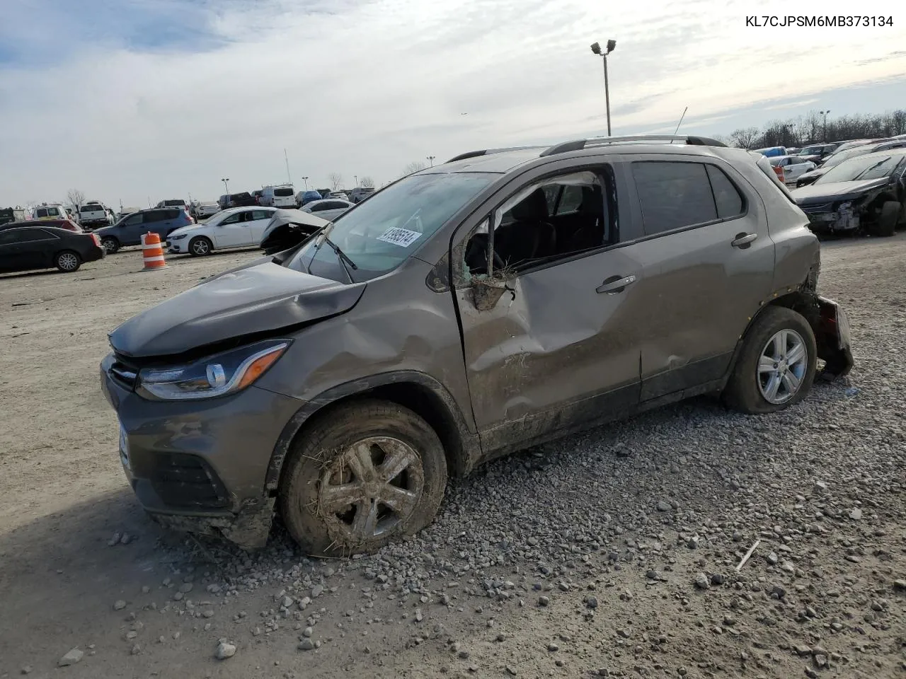 2021 Chevrolet Trax 1Lt VIN: KL7CJPSM6MB373134 Lot: 74685074