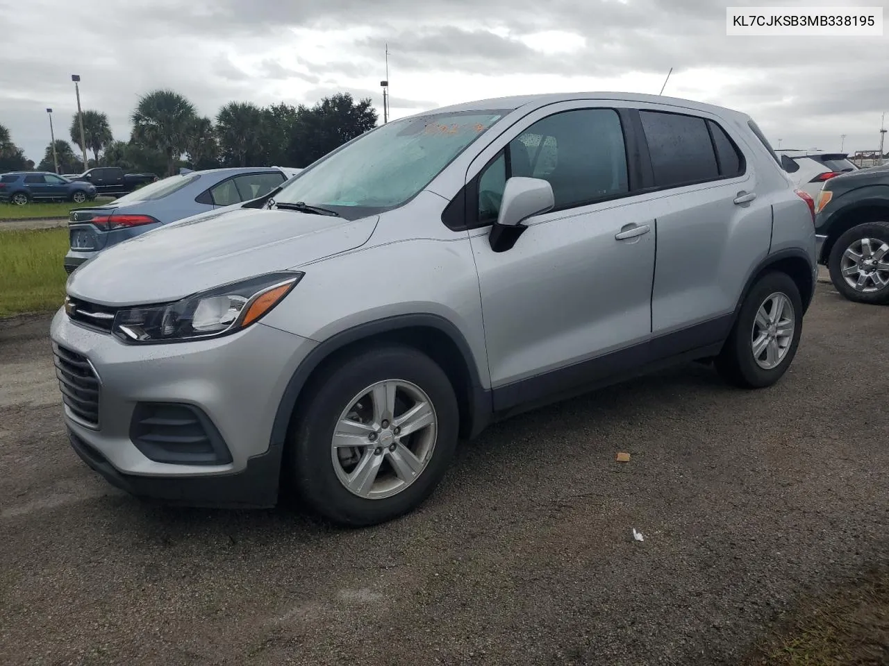 2021 Chevrolet Trax Ls VIN: KL7CJKSB3MB338195 Lot: 74982494