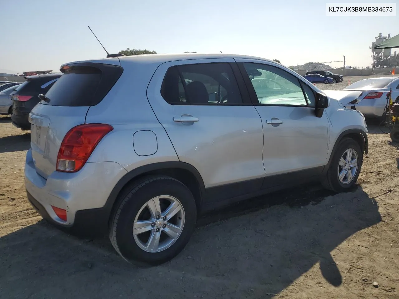 2021 Chevrolet Trax Ls VIN: KL7CJKSB8MB334675 Lot: 75042214