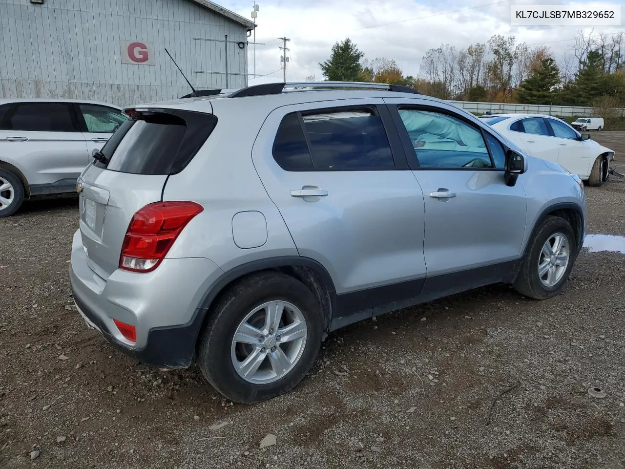 2021 Chevrolet Trax 1Lt VIN: KL7CJLSB7MB329652 Lot: 75291984