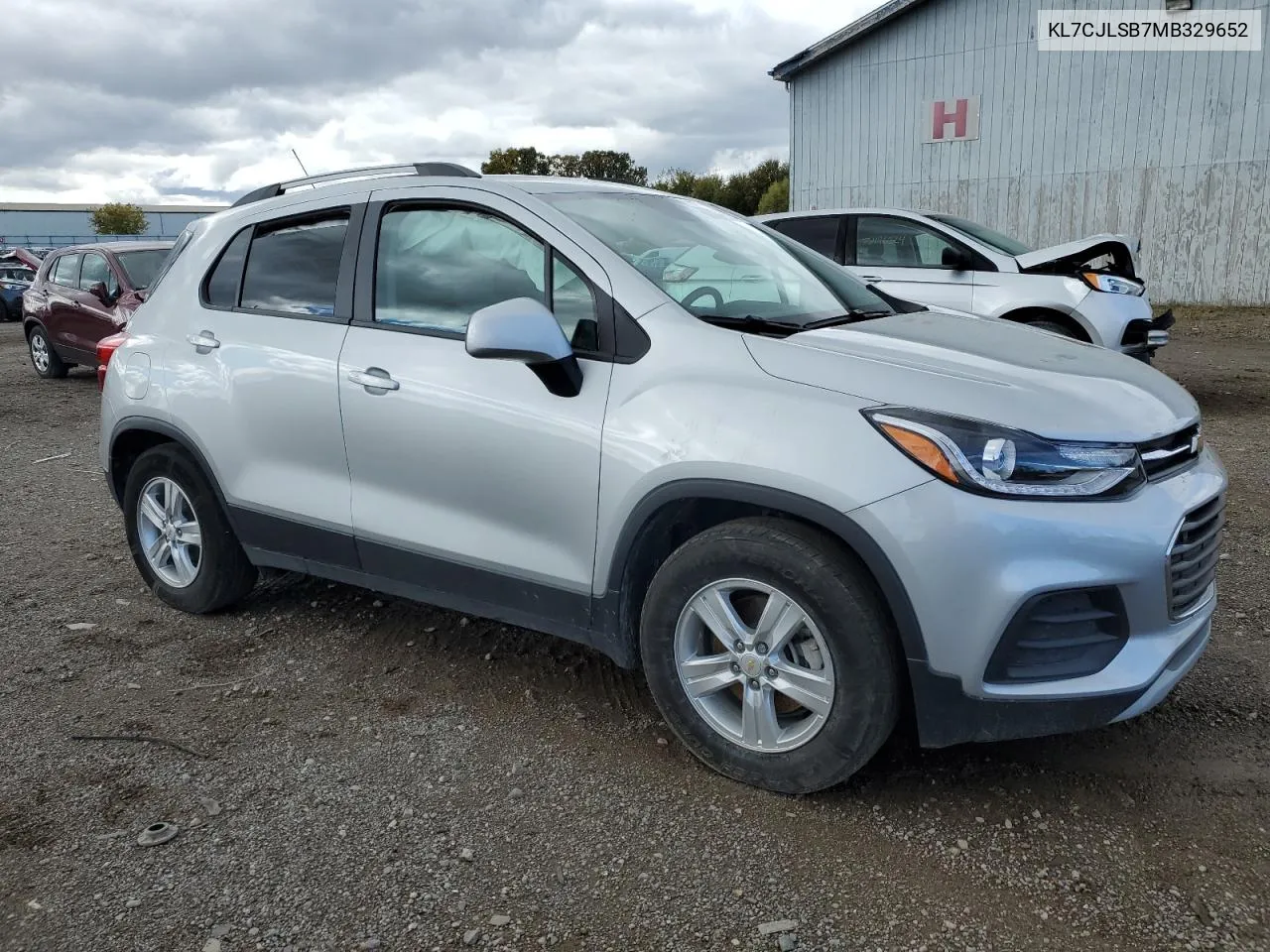 2021 Chevrolet Trax 1Lt VIN: KL7CJLSB7MB329652 Lot: 75291984