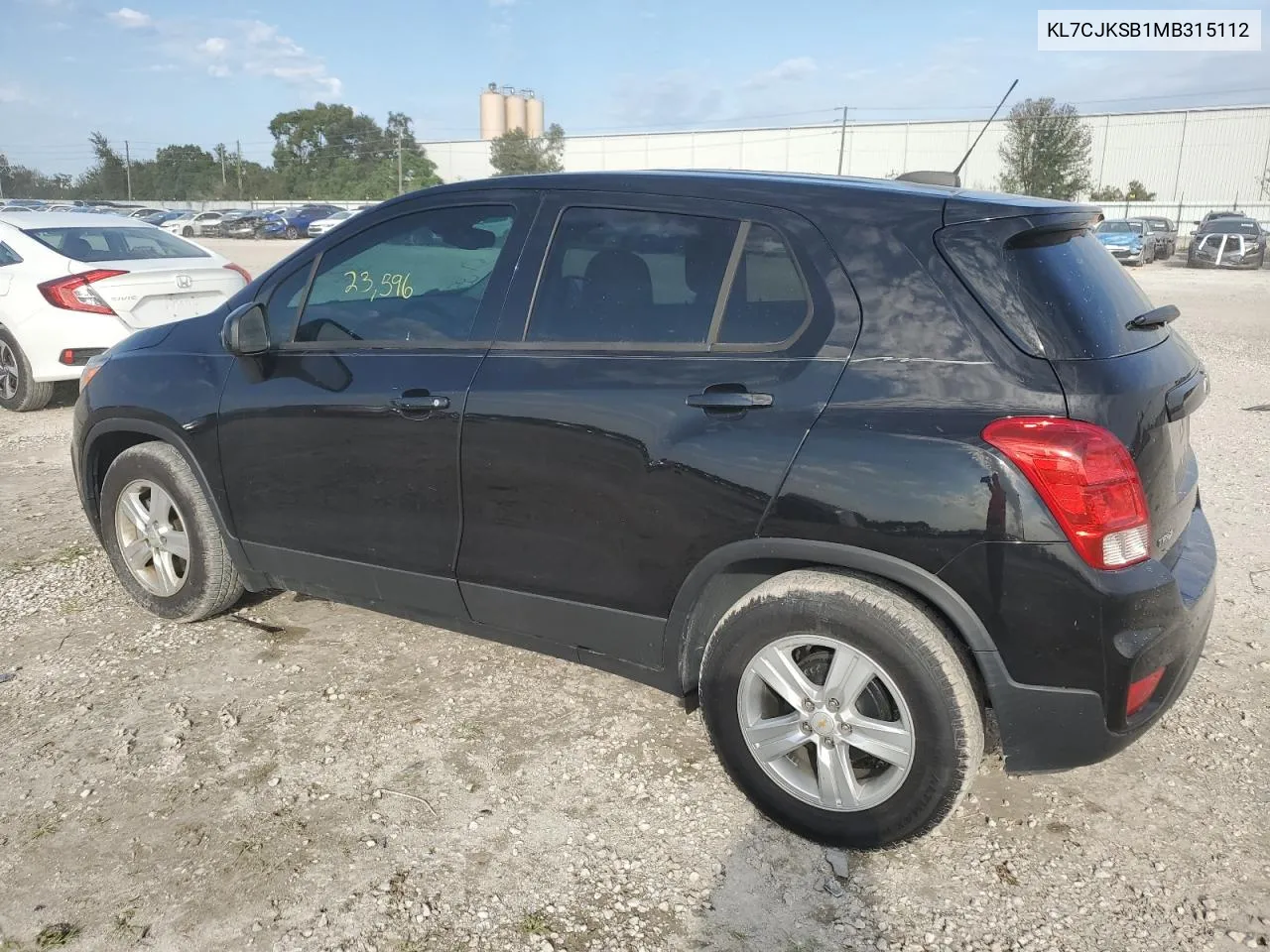 2021 Chevrolet Trax Ls VIN: KL7CJKSB1MB315112 Lot: 76028524