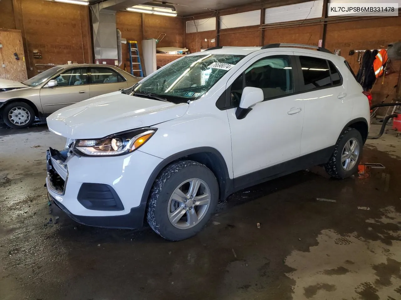 KL7CJPSB6MB331478 2021 Chevrolet Trax 1Lt