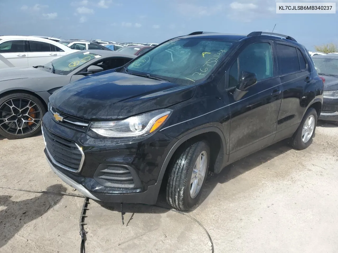 2021 Chevrolet Trax 1Lt VIN: KL7CJLSB6MB340237 Lot: 76752144