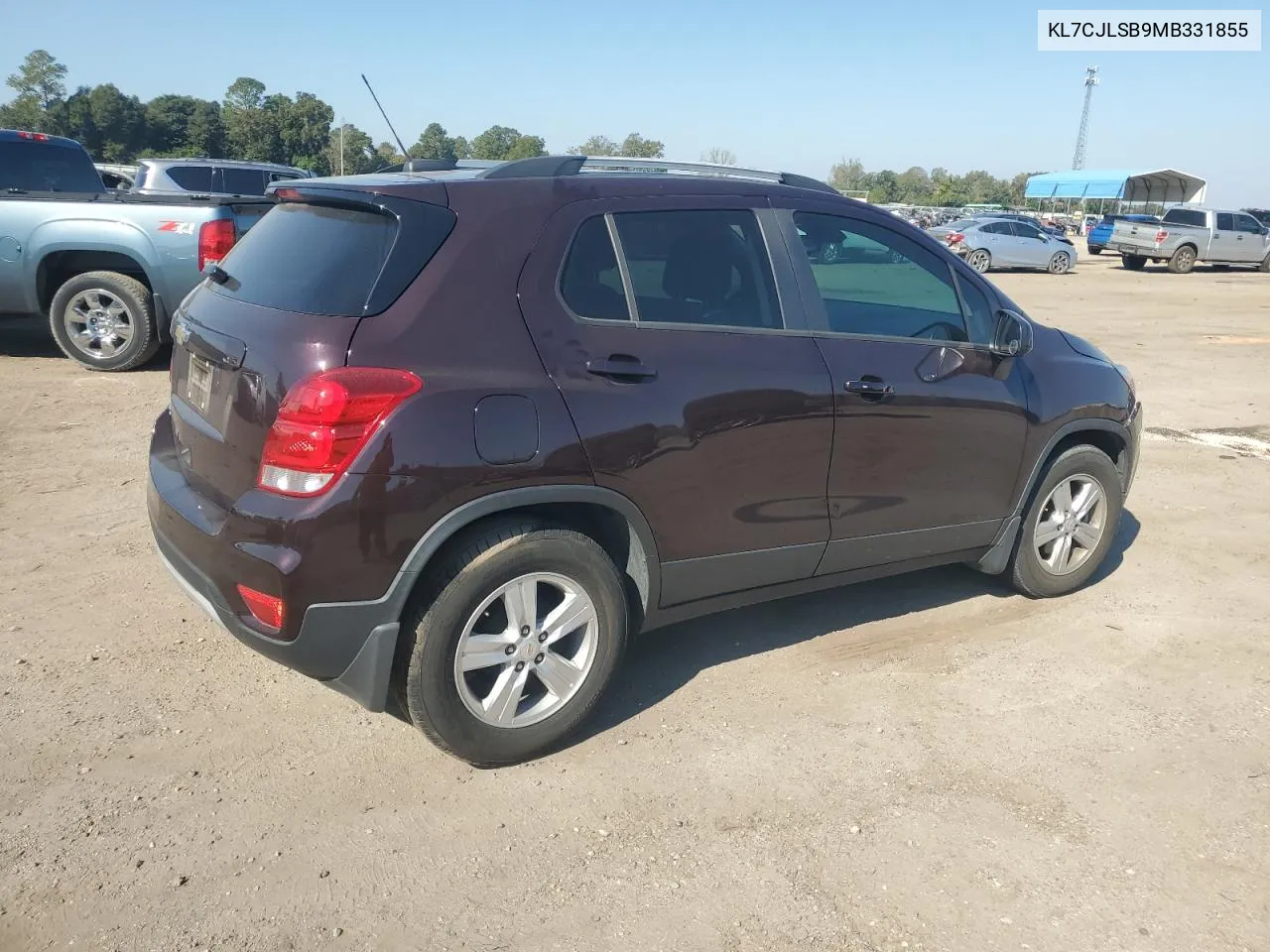 2021 Chevrolet Trax 1Lt VIN: KL7CJLSB9MB331855 Lot: 77647664