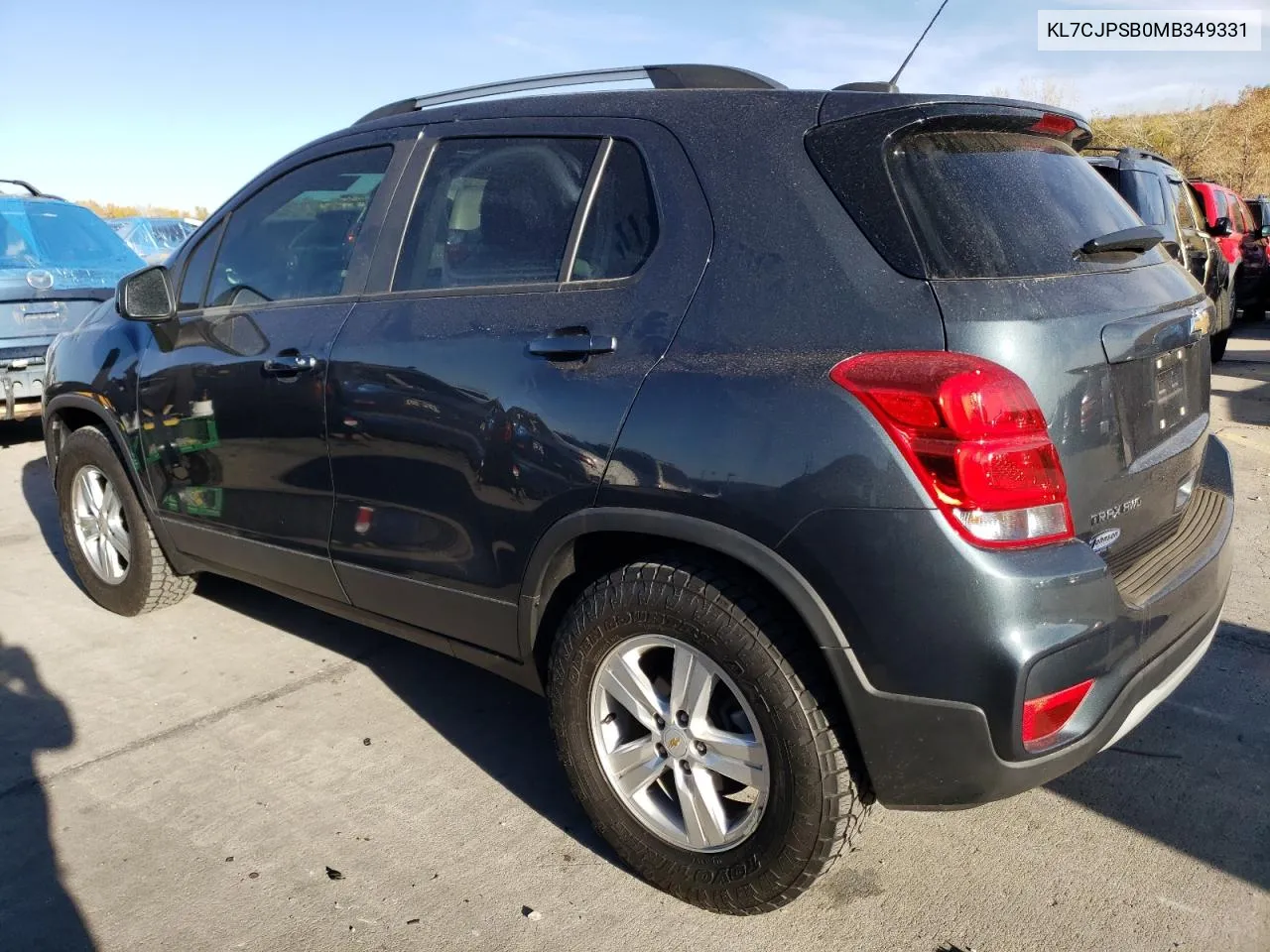 2021 Chevrolet Trax 1Lt VIN: KL7CJPSB0MB349331 Lot: 77698364