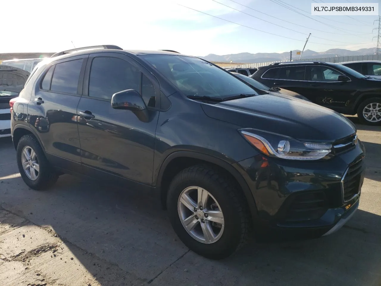 2021 Chevrolet Trax 1Lt VIN: KL7CJPSB0MB349331 Lot: 77698364