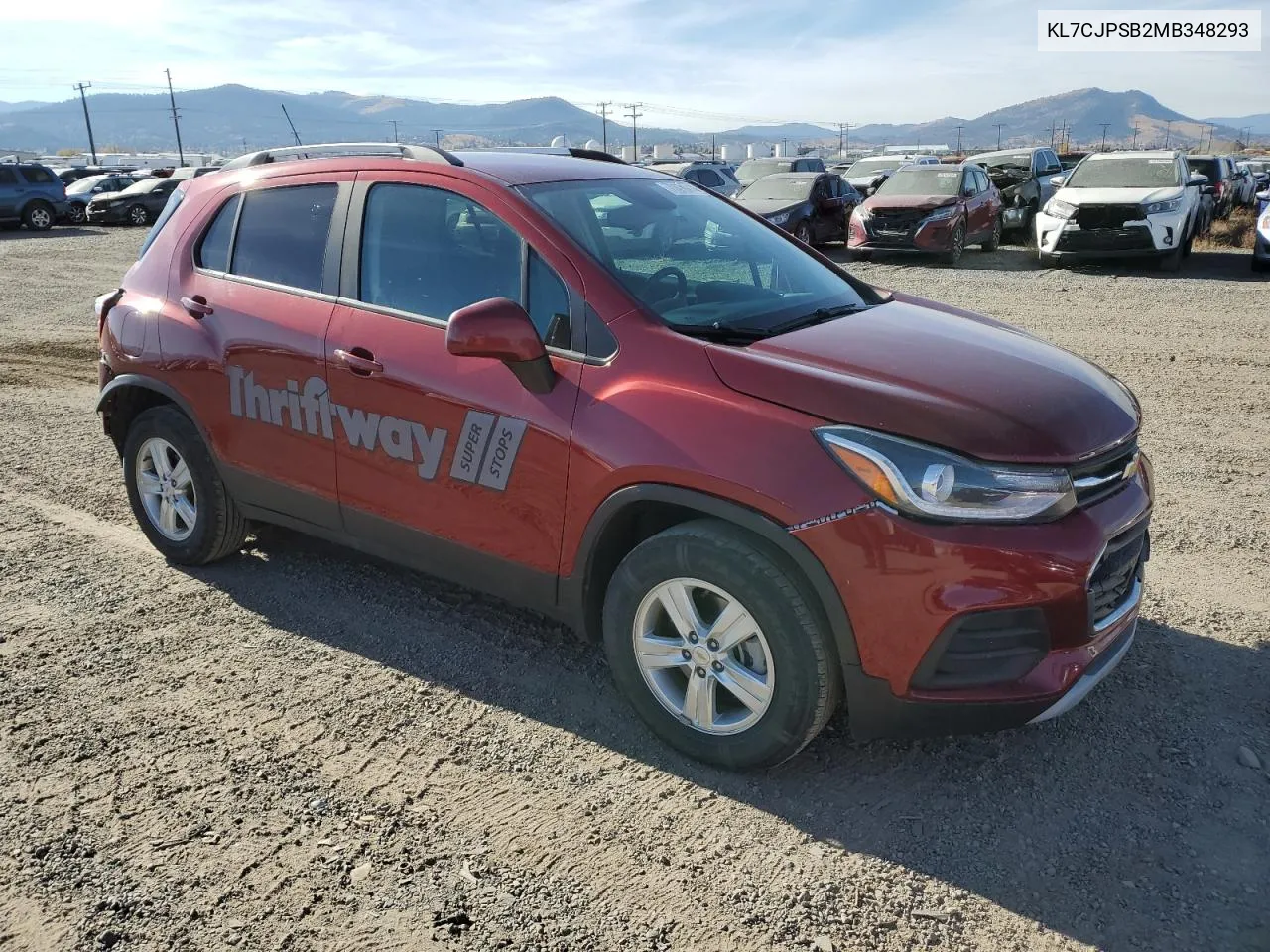 2021 Chevrolet Trax 1Lt VIN: KL7CJPSB2MB348293 Lot: 77878414