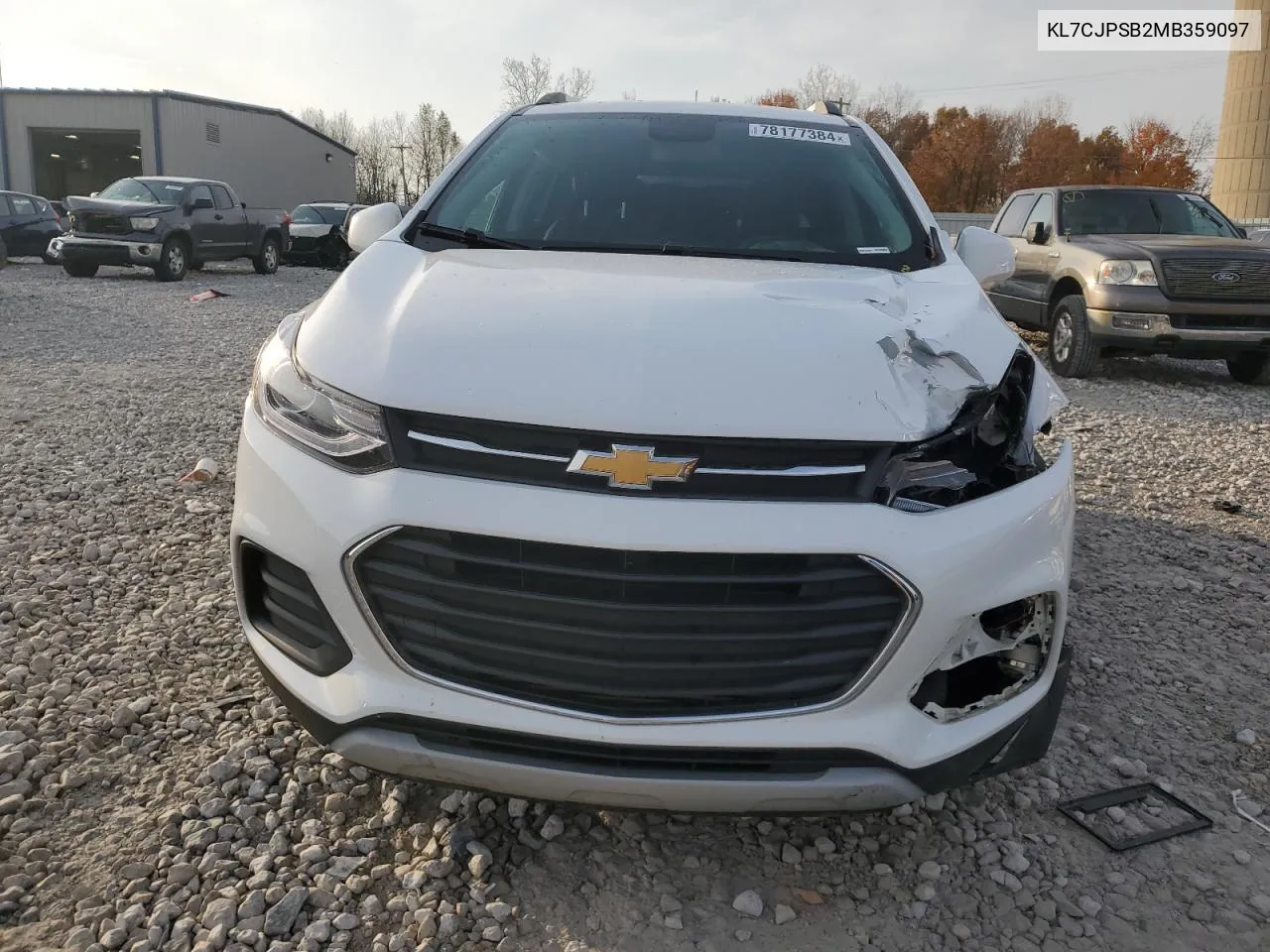 2021 Chevrolet Trax 1Lt VIN: KL7CJPSB2MB359097 Lot: 78177384