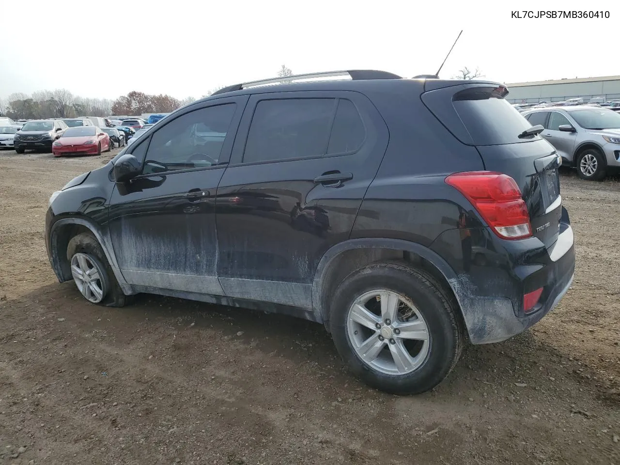 2021 Chevrolet Trax 1Lt VIN: KL7CJPSB7MB360410 Lot: 78190244