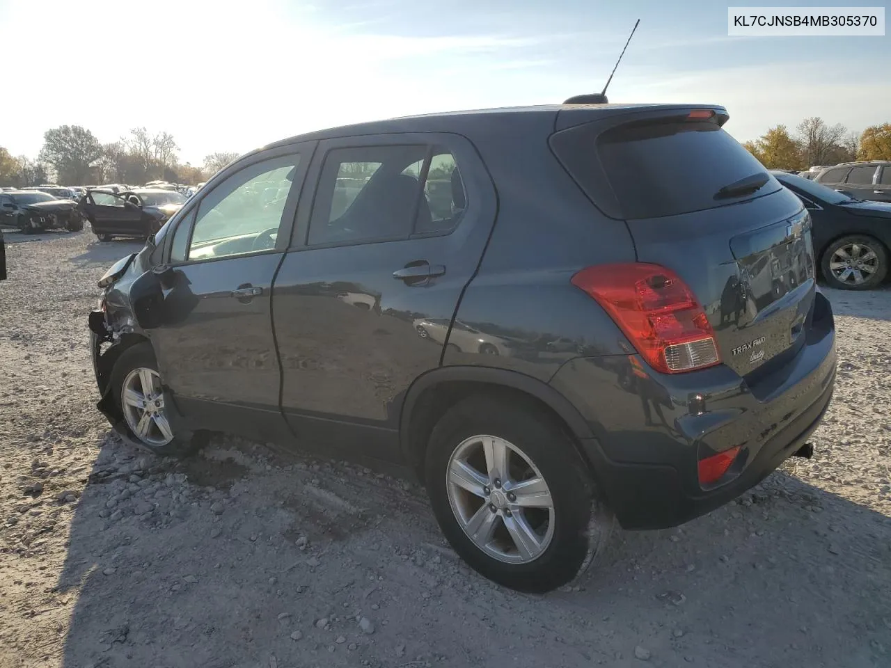 2021 Chevrolet Trax Ls VIN: KL7CJNSB4MB305370 Lot: 78459364