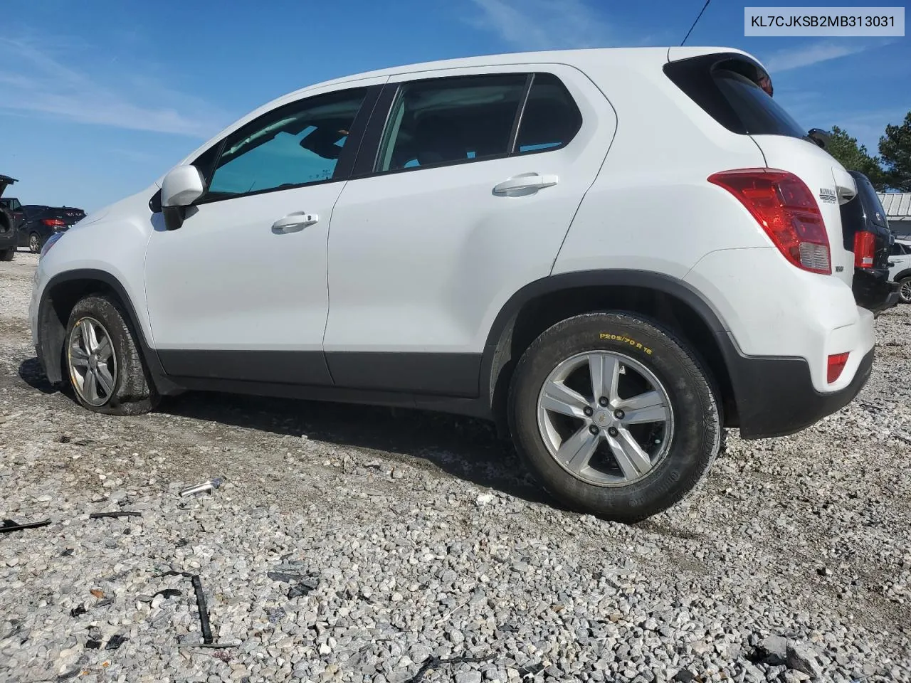 2021 Chevrolet Trax Ls VIN: KL7CJKSB2MB313031 Lot: 78476394