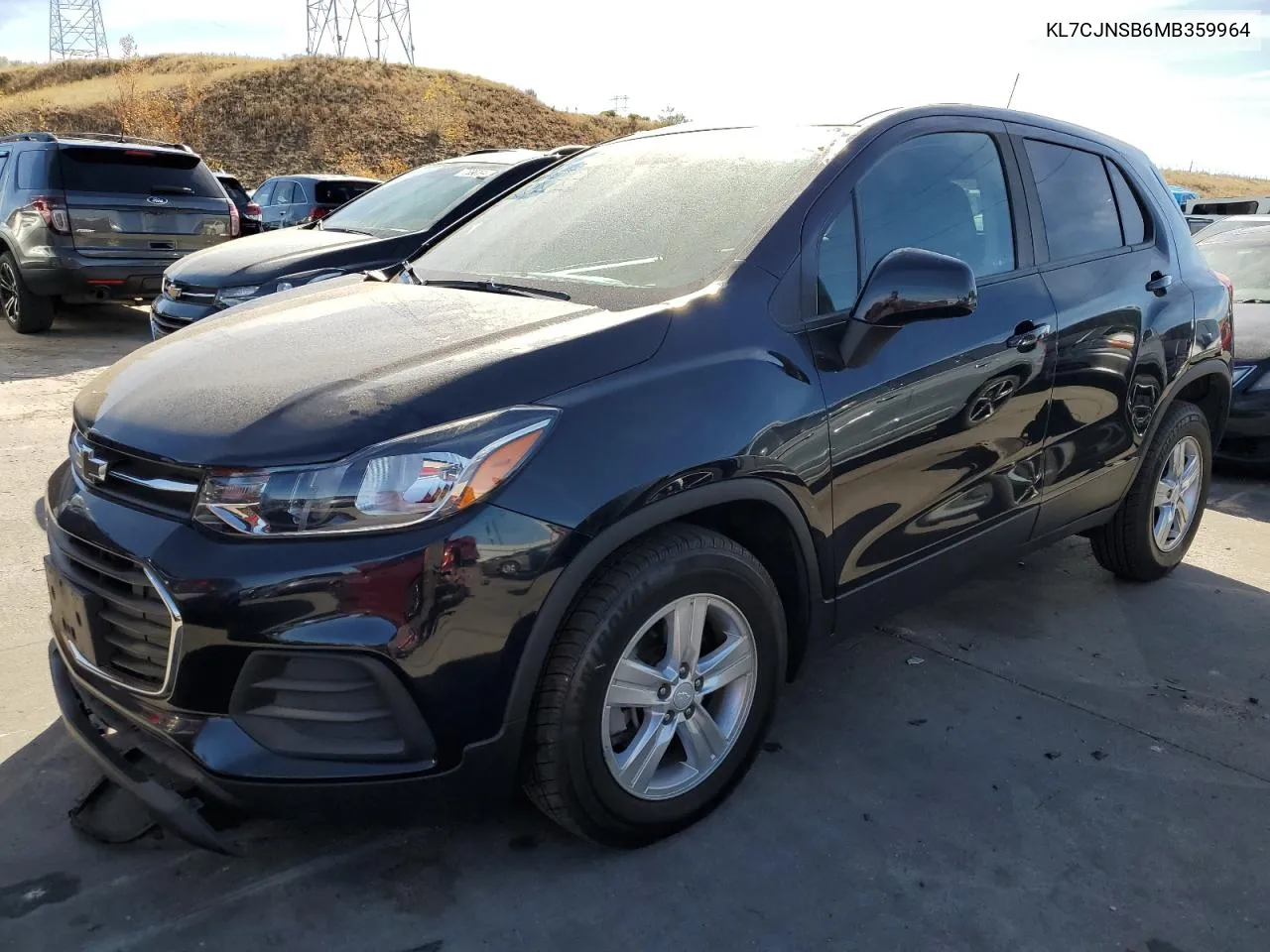 2021 Chevrolet Trax Ls VIN: KL7CJNSB6MB359964 Lot: 78705404