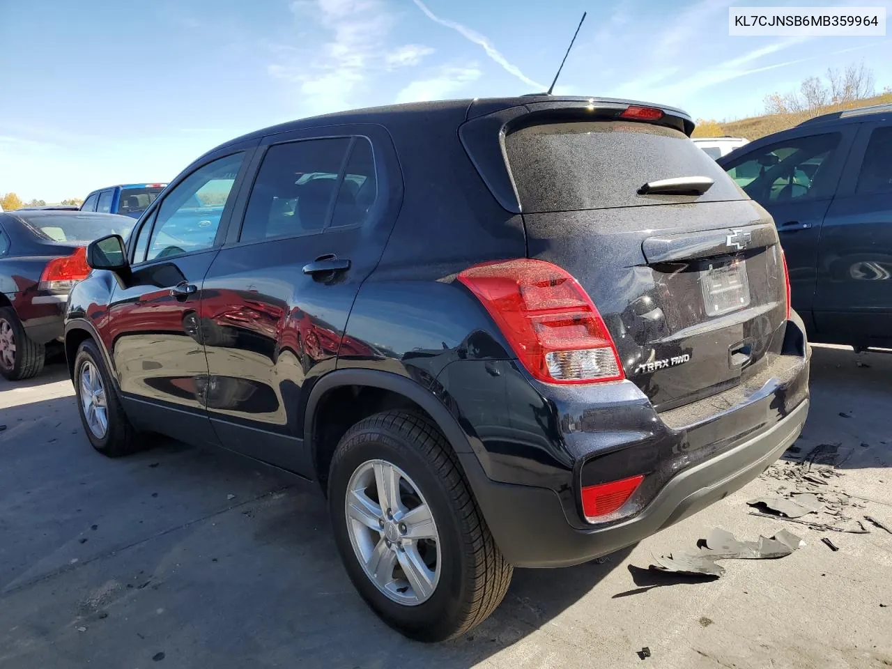 2021 Chevrolet Trax Ls VIN: KL7CJNSB6MB359964 Lot: 78705404