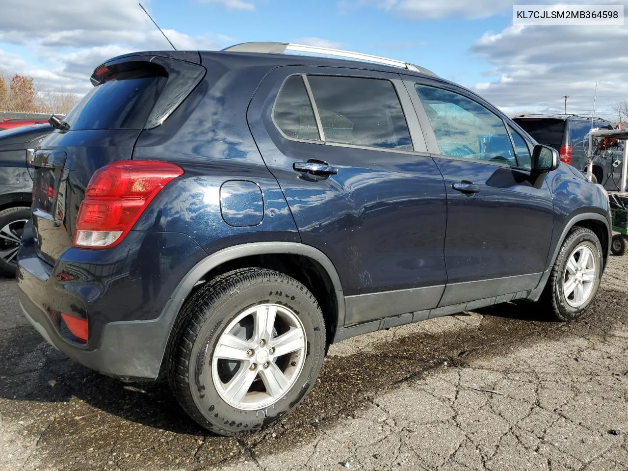 2021 Chevrolet Trax 1Lt VIN: KL7CJLSM2MB364598 Lot: 79131414