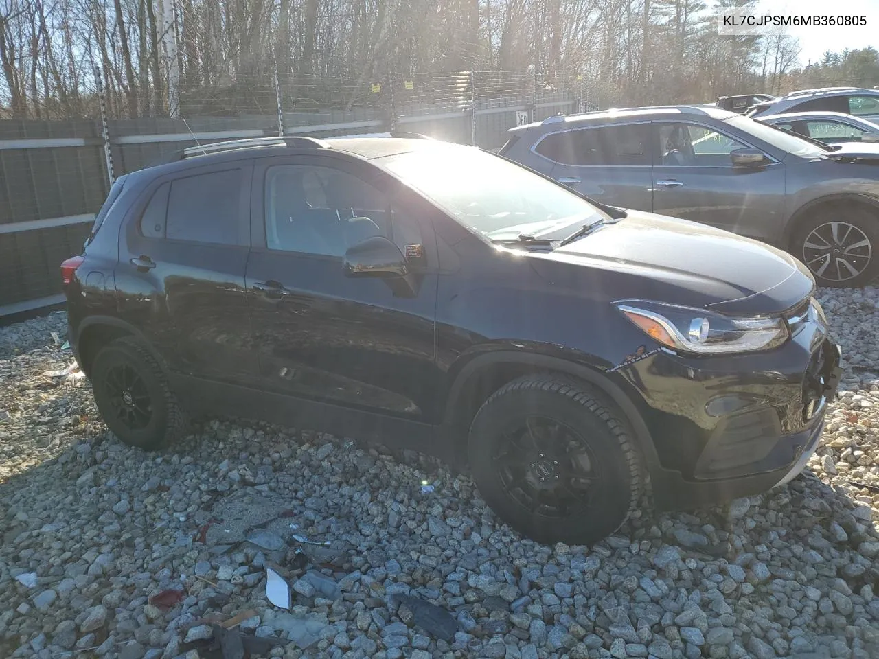 2021 Chevrolet Trax 1Lt VIN: KL7CJPSM6MB360805 Lot: 80519834