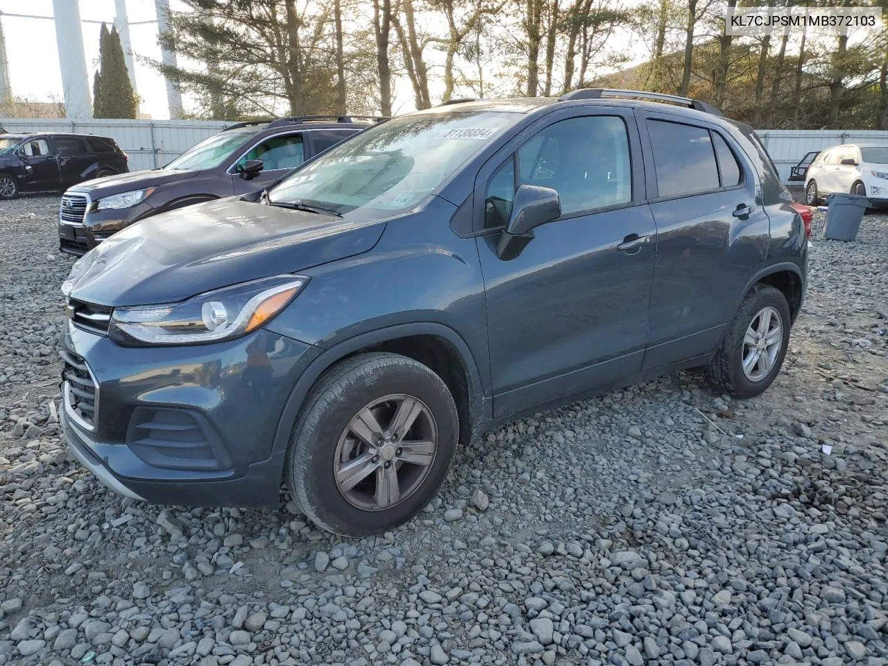 2021 Chevrolet Trax 1Lt VIN: KL7CJPSM1MB372103 Lot: 81138884