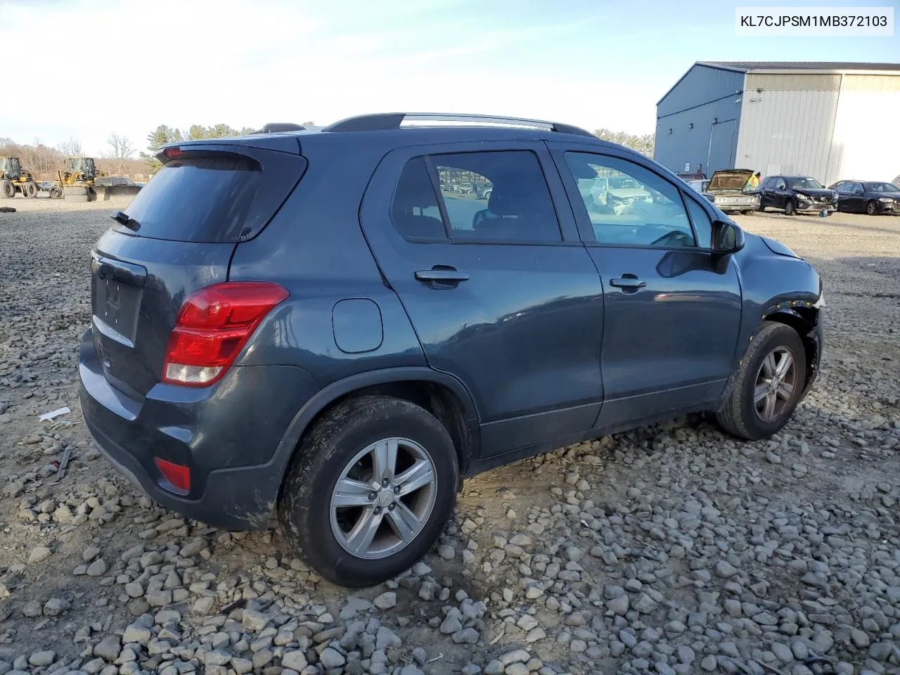 2021 Chevrolet Trax 1Lt VIN: KL7CJPSM1MB372103 Lot: 81138884