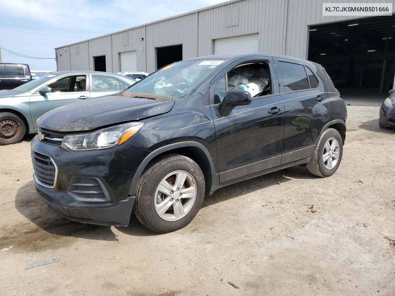 2022 Chevrolet Trax Ls VIN: KL7CJKSM6NB501666 Lot: 53379084