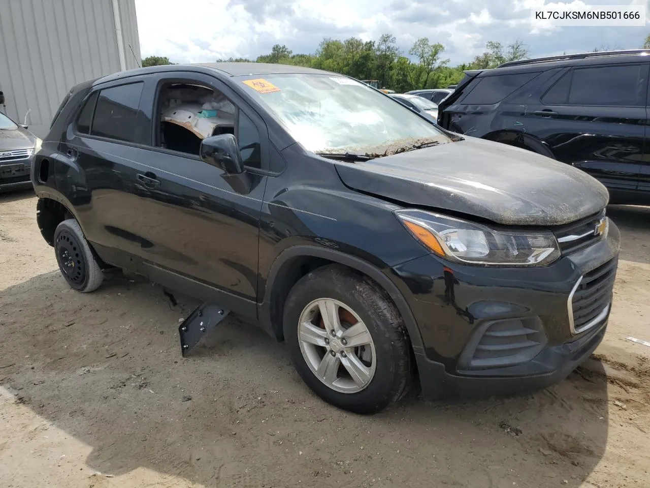 2022 Chevrolet Trax Ls VIN: KL7CJKSM6NB501666 Lot: 53379084