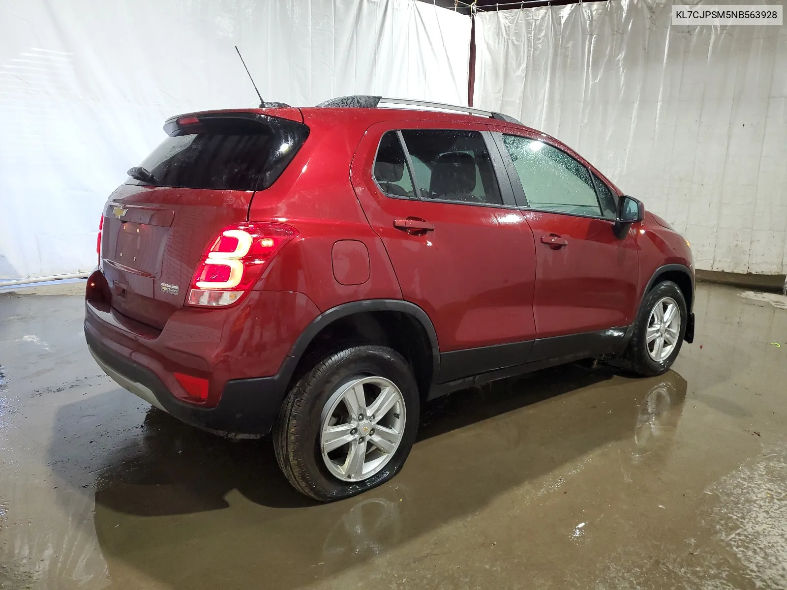 2022 Chevrolet Trax 1Lt VIN: KL7CJPSM5NB563928 Lot: 64769224