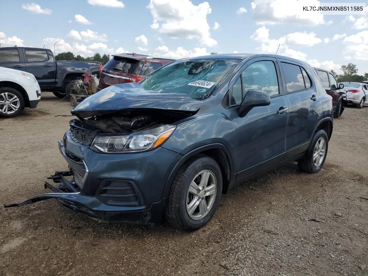 KL7CJNSMXNB511585 2022 Chevrolet Trax Ls